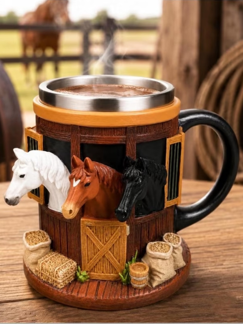 Specialty Horse Stall 10 oz Coffee Mug | Multi-Color |
